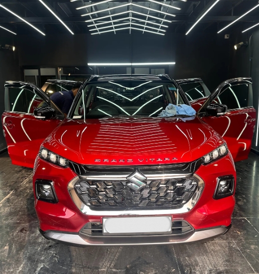 Ceramic coating application in Pune.