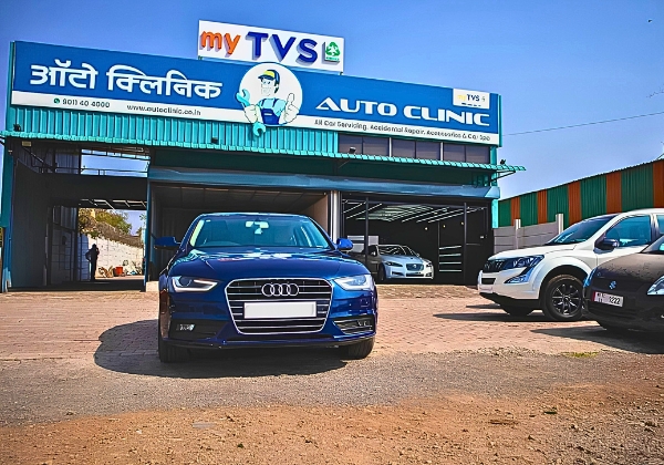 Luxury car with mirror-finish polishing at Auto Clinic PCMC